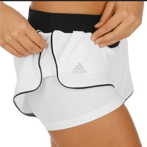 🏃♀️Adidas White Skort with Black Trim size M